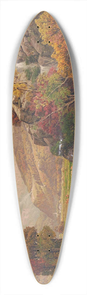 Andrew Melrose - In the Berkshire Hills, Mass. 39.3 inch art pintail longboard deck