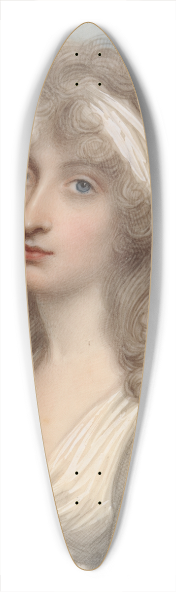 Andrew Plimer - Portrait of a Lady 39.3 inch art pintail longboard deck