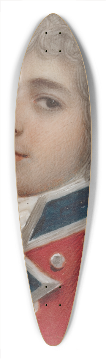 Andrew Plimer - Portrait of a Naval Officer 39.3 inch art pintail longboard deck
