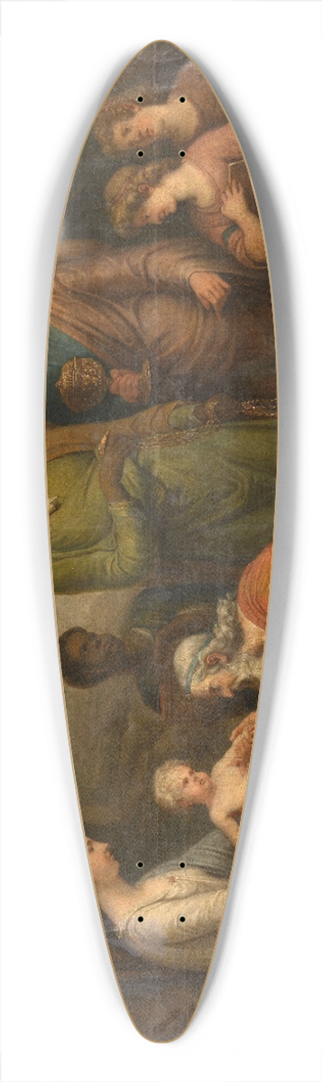 Andries Cornelis Lens - The Adoration of the Magi 39.3 inch art pintail longboard deck