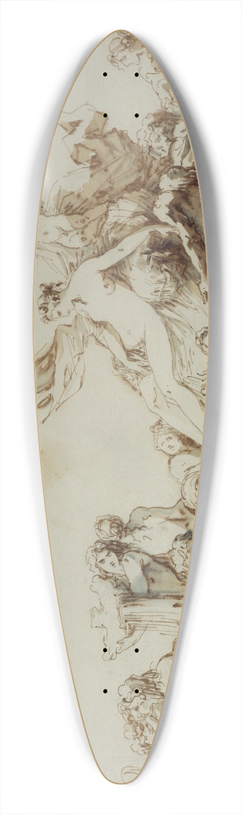 Andr Lebrun - The Triumph of Venus 39.3 inch art pintail longboard deck