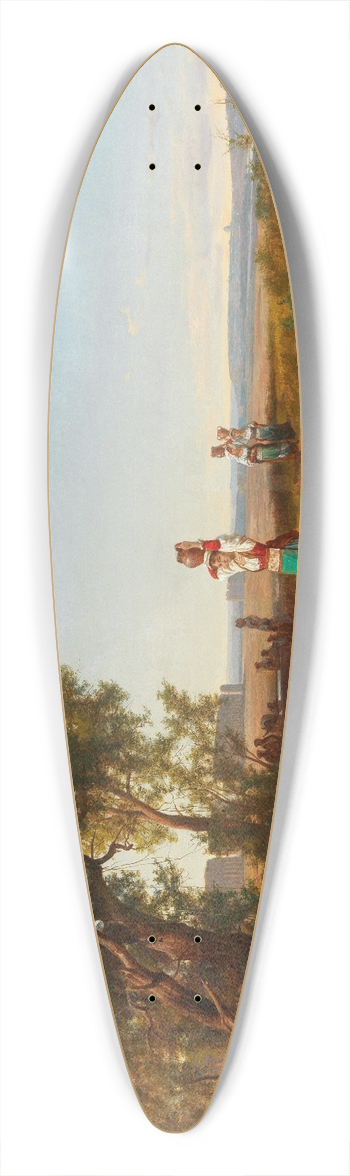 Andrs Mark - Rmisches Aqudukt 39.3 inch art pintail longboard deck