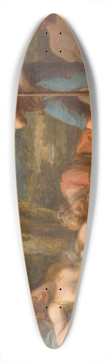 Angelica Kauffmann - Cimon and Iphigenia 39.3 inch art pintail longboard deck