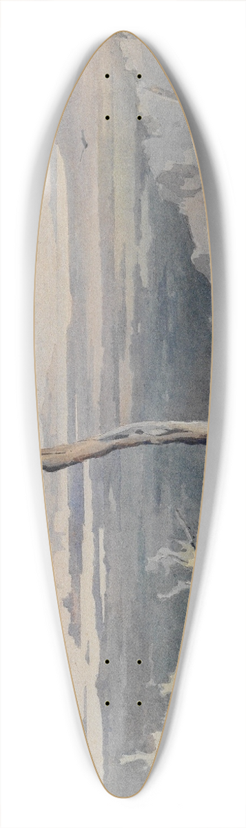 Angelos Giallinas - Korfu Sciroccostimmung 39.3 inch art pintail longboard deck