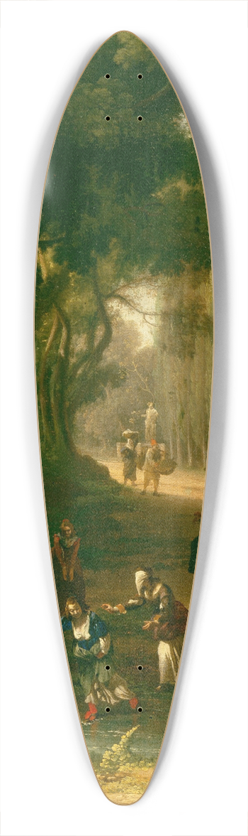 Angeluccio - Blindmans Buff 39.3 inch art pintail longboard deck