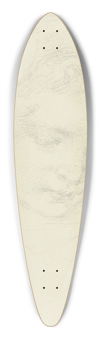 Angilbert Gbel - Kpfchen eines Tchterchens 39.3 inch art pintail longboard deck