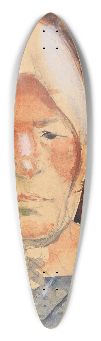 Anita Re - Portrt einer Buerin 39.3 inch art pintail longboard deck