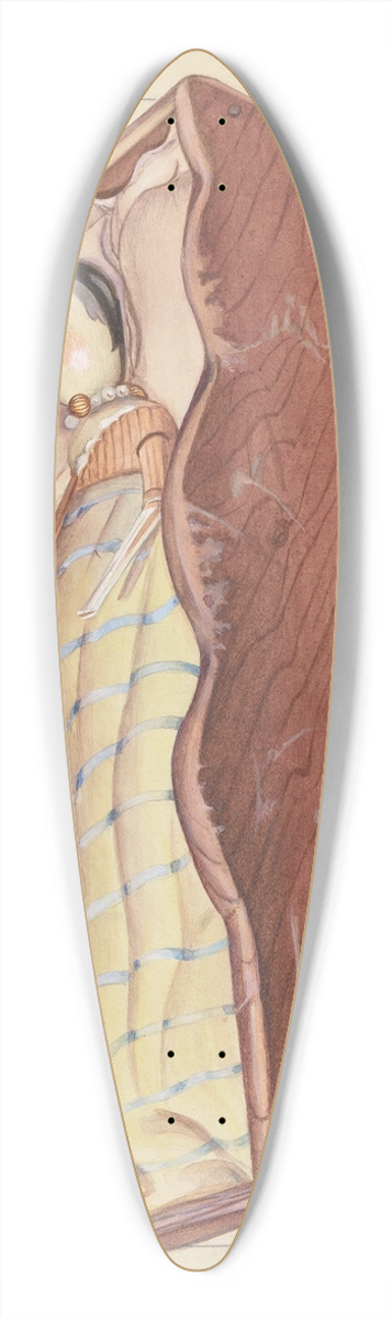 Anna Aloisi - Cradle 39.3 inch art pintail longboard deck