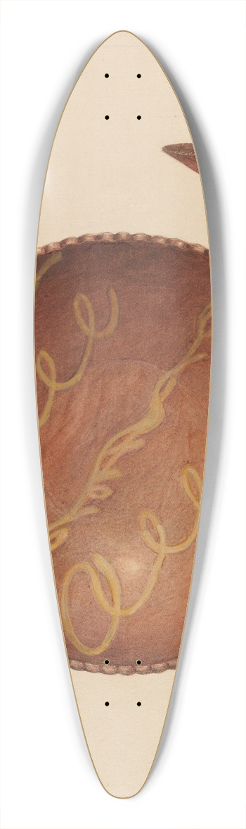 Anna Aloisi - Plate 39.3 inch art pintail longboard deck