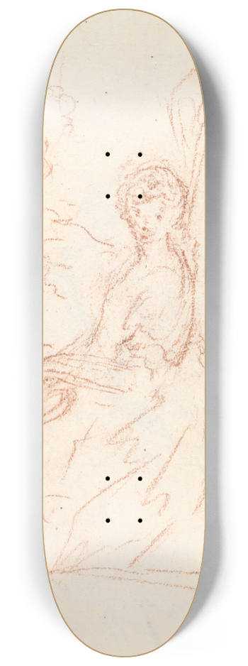 Benjamin West - Sketch 8.25 inch art skate deck