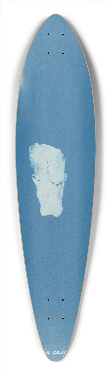 Anna Atkins - Vaucheria caespitosa 39.3 inch art pintail longboard deck
