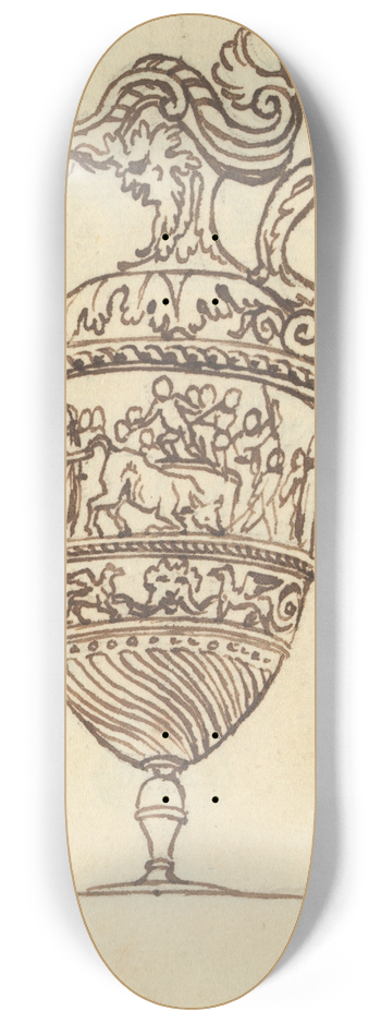 Benjamin West - Study of a Vase 8.25 inch art skate deck
