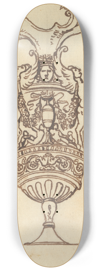 Benjamin West - Study of a Vase 8.25 inch art skate deck