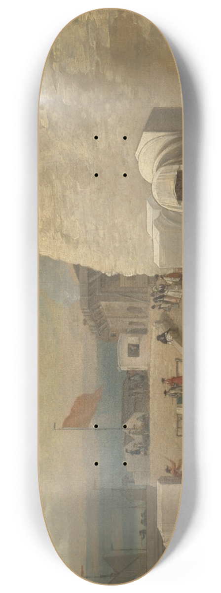 Benjamin West - The Bathing Place at Ramsgate 8.25 inch art skate deck
