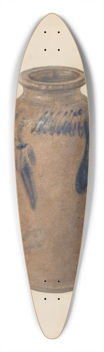 Anne Nemtzoff - Vase 39.3 inch art pintail longboard deck