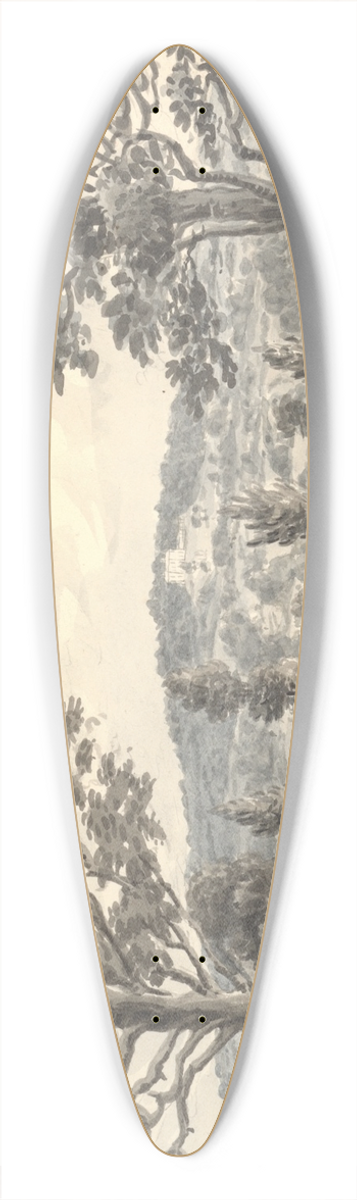Anne Rushout - Clayberry from Field, May 1829 39.3 inch art pintail longboard deck