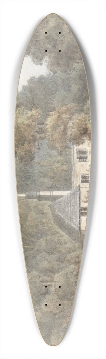 Anne Rushout - Grove Cottage, Wanstead May 18th, 1825 39.3 inch art pintail longboard deck