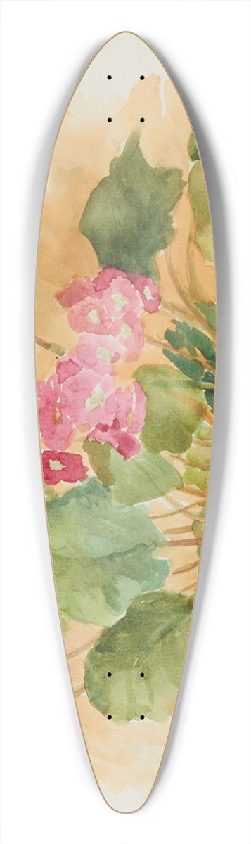 Anny Dollschein - Blumenstillleben 39.3 inch art pintail longboard deck