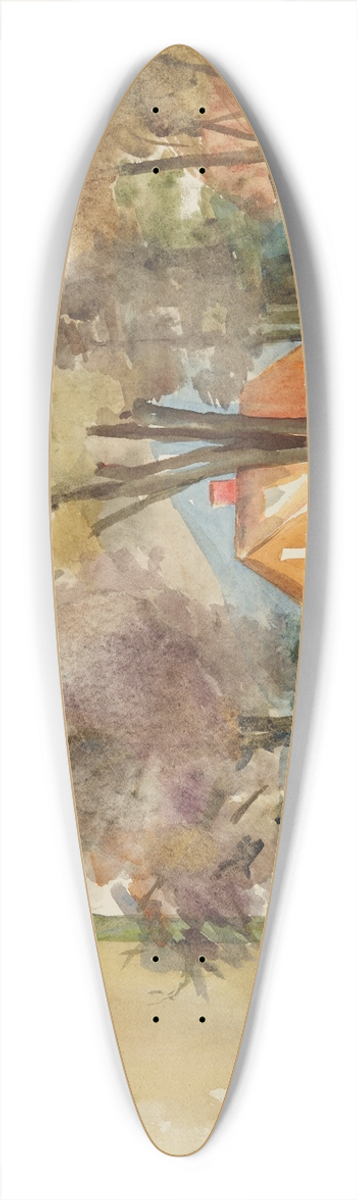 Anny Dollschein - Herbststrae 39.3 inch art pintail longboard deck