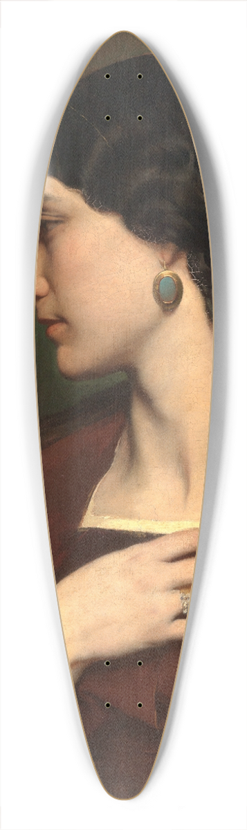 Anselm Feuerbach - Bildnis der Nanna Risi 39.3 inch art pintail longboard deck