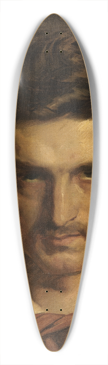 Anselm Feuerbach - Jugendliches Selbstbildnis 39.3 inch art pintail longboard deck