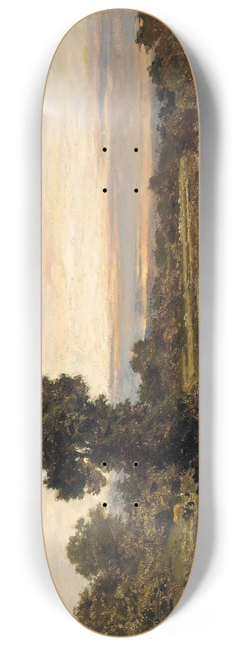 Benjamin Williams Leader - Evening On The Thames At Shillingford 8.25 inch art skate deck