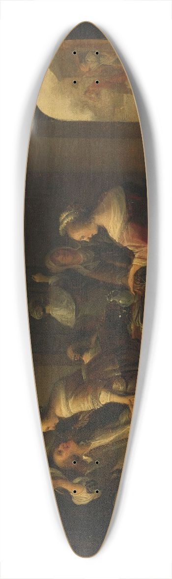 Anthonie Palamedesz. - Guardroom interior 39.3 inch art pintail longboard deck