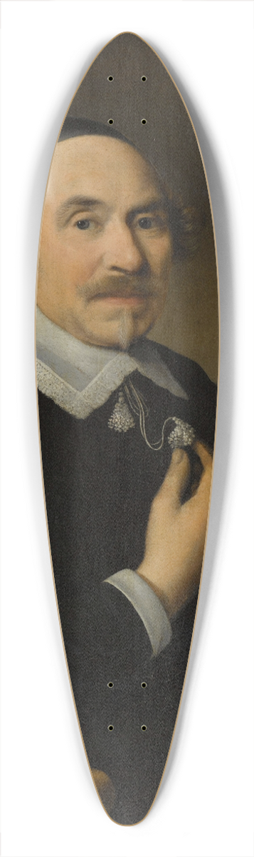 Anthonie Palamedesz. - Portrait of a Man, probably Pieter Anthonisz van Bronckhorst (1588-1661) 39.3 inch art pintail longboard deck