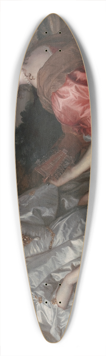 Anthony van Dyck - Katherine, Countess of Chesterfield, and Lucy, Countess of Huntingdon 39.3 inch art pintail longboard deck
