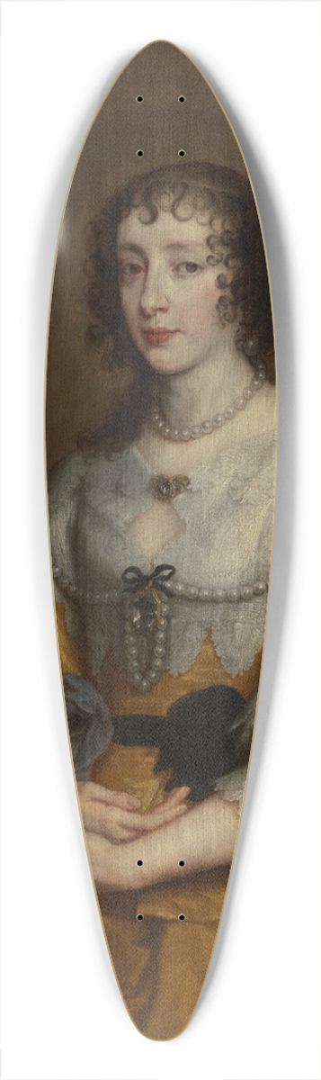 Anthony van Dyck - Queen Henrietta Maria 39.3 inch art pintail longboard deck