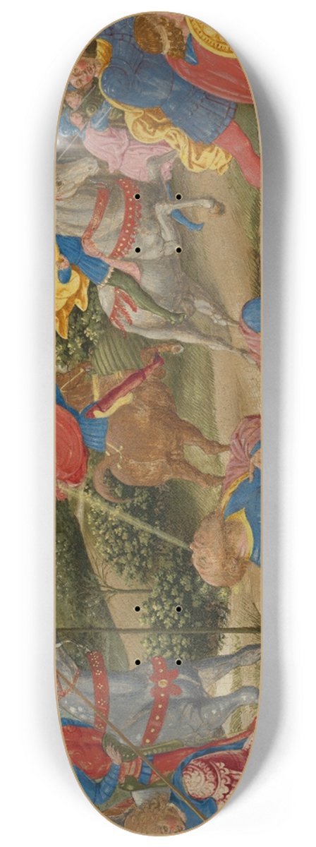 Benozzo Gozzoli - The Conversion of Saint Paul 8.25 inch art skate deck