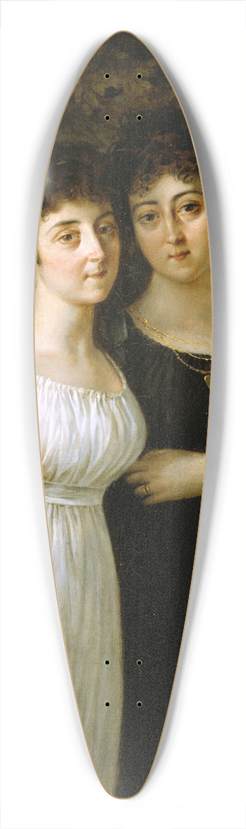 Antoine-Jean Gros - Portrait of the Maistre Sisters 39.3 inch art pintail longboard deck