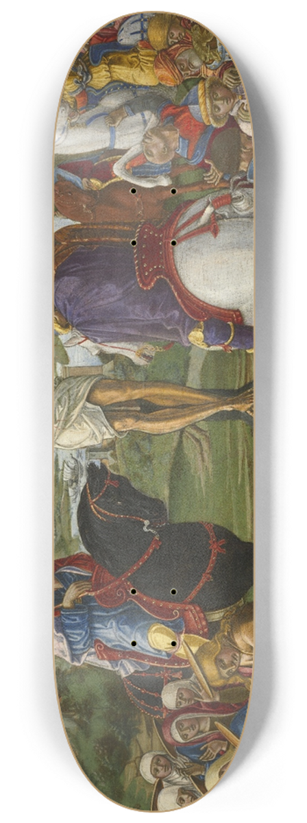 Benvenuto di Giovanni - The Crucifixion 8.25 inch art skate deck