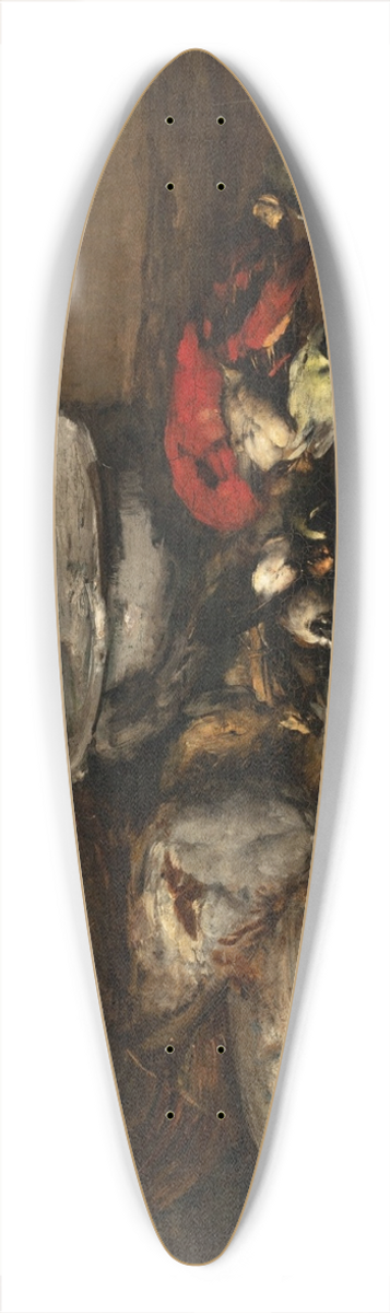 Antoine Vollon - Still-life with wild game 39.3 inch art pintail longboard deck