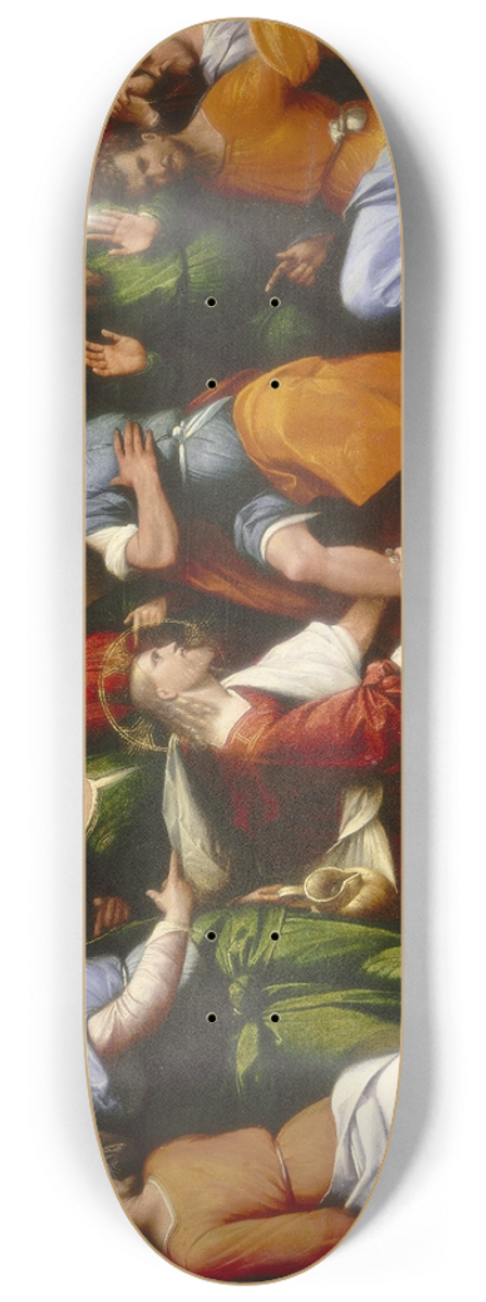 Benvenuto Tisi - Christ Washing the Disciples Feet 8.25 inch art skate deck