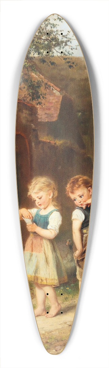 Anton Dieffenbach - Feeding the Ducks 39.3 inch art pintail longboard deck