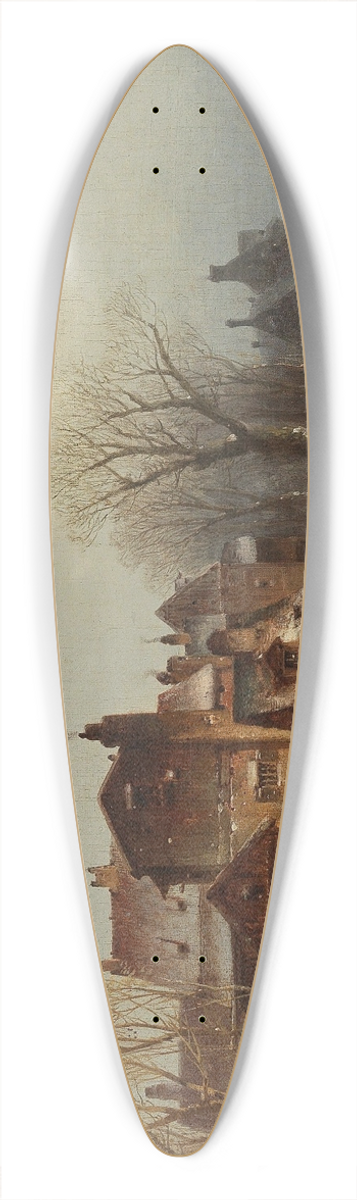 Anton Doll - Winter Pleasures 39.3 inch art pintail longboard deck