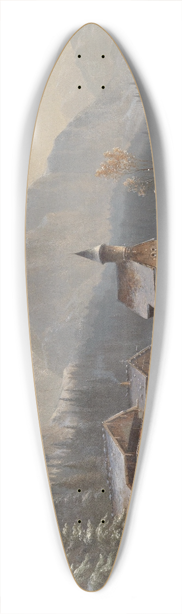 Anton Doll - Wintervergngen 39.3 inch art pintail longboard deck