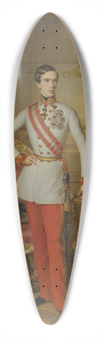 Anton Einsle - Emperor Franz Joseph I 39.3 inch art pintail longboard deck
