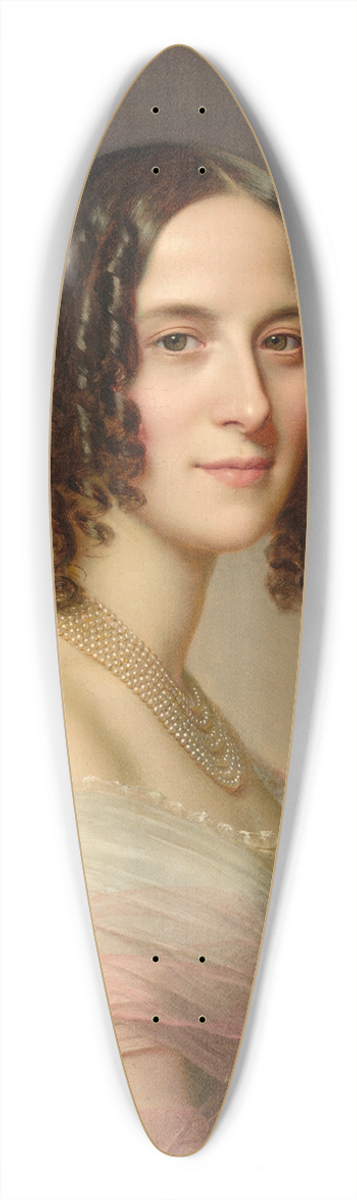 Anton Einsle - Weibliches Brustbild 39.3 inch art pintail longboard deck