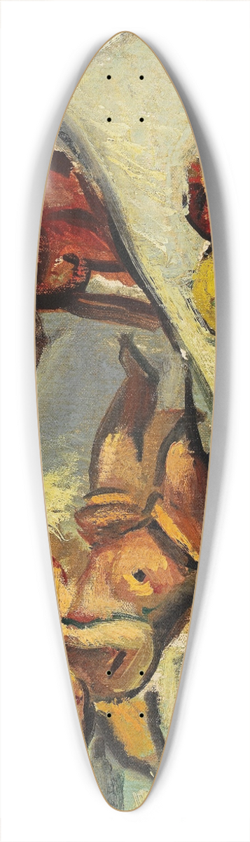 Anton Faistauer - Stillleben mit pfeln, Putto und Pferdchen 39.3 inch art pintail longboard deck