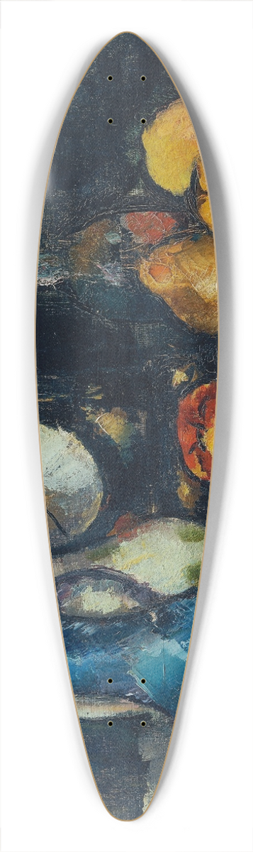 Anton Faistauer - Stillleben Mit Uhr 39.3 inch art pintail longboard deck