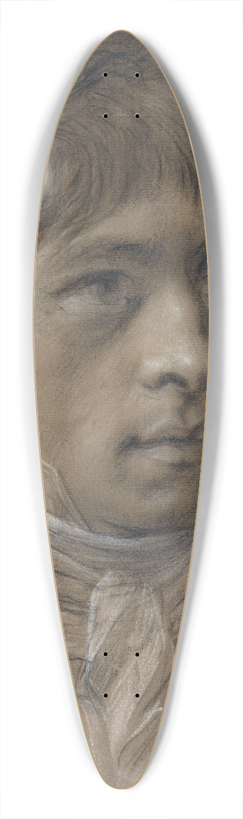 Anton Graff - Portrait of the Artists Son, Carl Anton Graff 39.3 inch art pintail longboard deck