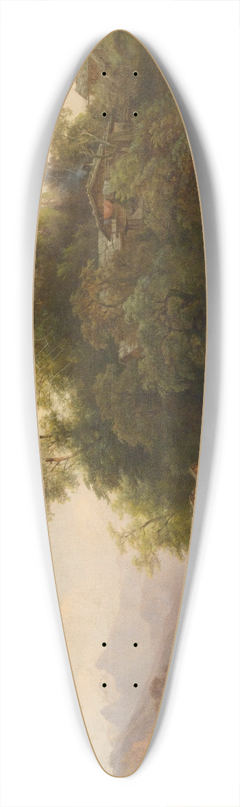 Anton Hansch - Der Waldhgel 39.3 inch art pintail longboard deck