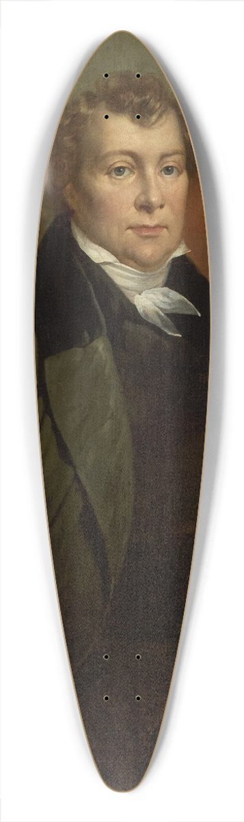 Antoni Brodowski - Portrait of Ludwik Osiski 39.3 inch art pintail longboard deck