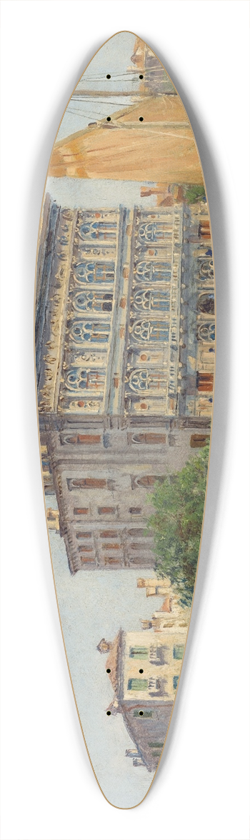 Antonietta Brandeis - Ca Vendramin Calergi from the Grand Canal, Venice 39.3 inch art pintail longboard deck