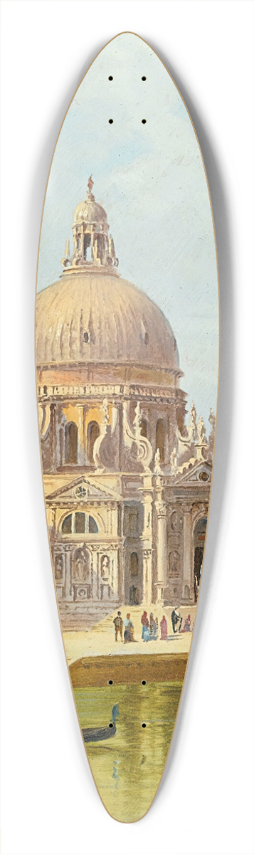 Antonietta Brandeis - San Marco Della Salute, Venice 39.3 inch art pintail longboard deck