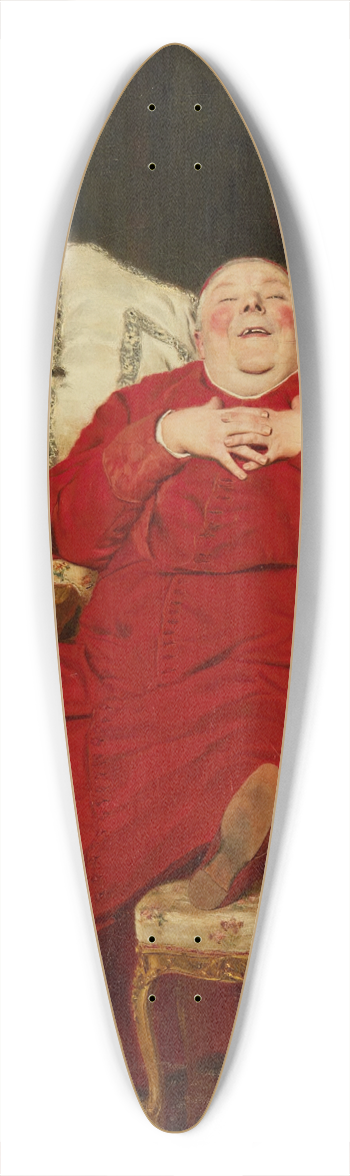 Antonio Casanova y Estorach - A happy birthday 39.3 inch art pintail longboard deck