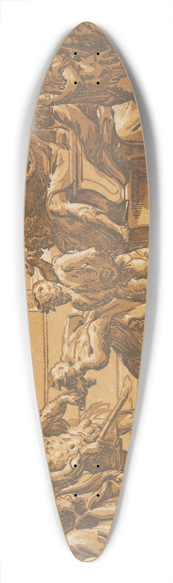 Antonio da Trento - Peters og Paulus martyrium 1 39.3 inch art pintail longboard deck