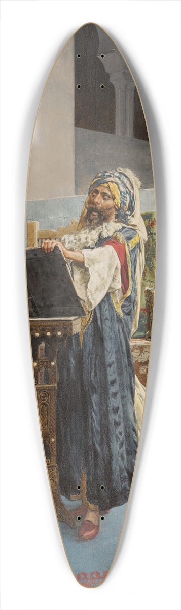 Antonio Fabrs - Reading from the koran 39.3 inch art pintail longboard deck